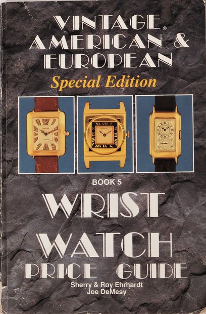 null Lot of 7 books on watches including: 

- "CARTIER. A century of Cartier wristwatches",...