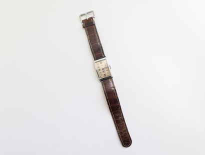 LIP 
Men's stainless steel wristwatch, white...