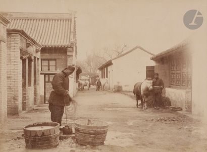 null Unidentified photographer 
Views of the French legation in Peking. 
Mr. Constans,...