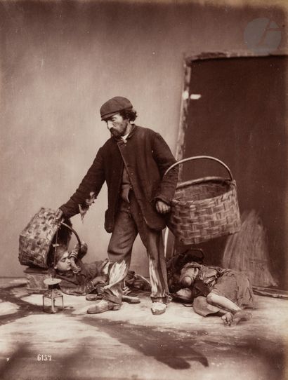  Giorgio Sommer - Carlo Naya - Ledru Mauro et divers Italie, c. 1870 - 1880. Naples....