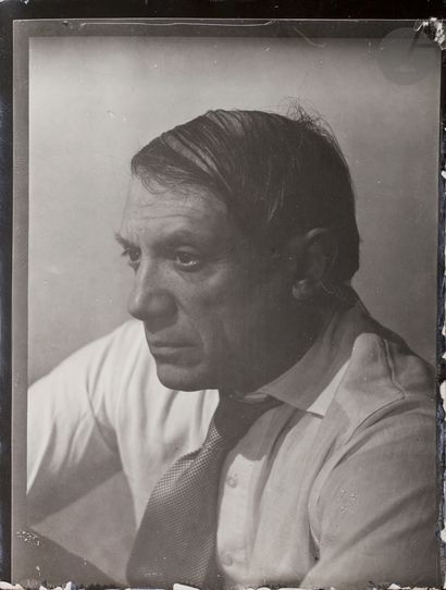  Dora Maar (1907 - 1997 )Portrait of Pablo Picasso. Paris, studio 29 rue d'Astorg,...