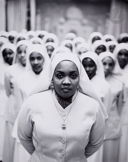 null Gordon Parks (1912 - 2006) 
Ethel Sharrieff (from the Black Muslims series)....