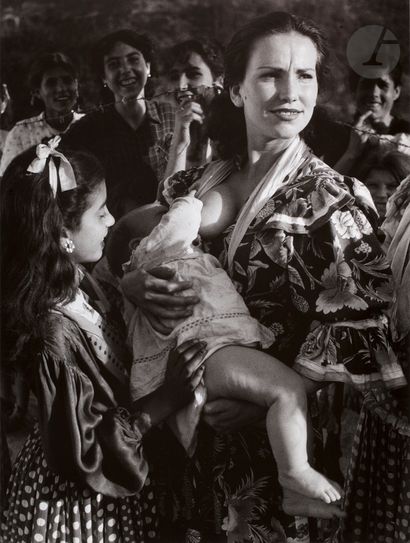 null Jean Dieuzaide (1921 - 2003) 
The Gypsy Woman of the Sacromonte in Granada,...