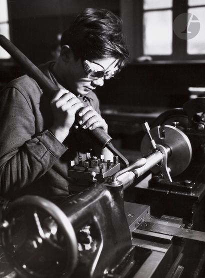 François Kollar (1904 - 1979) Railway apprentices...
