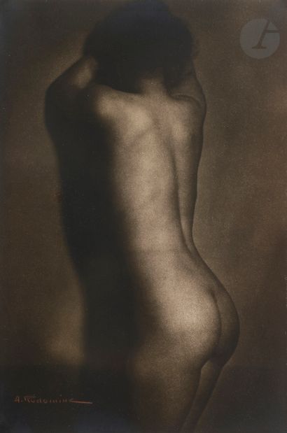 null Albert Rudomine (1892 - 1975) 
Female Nude, c. 1930. 
Silver print signed in...