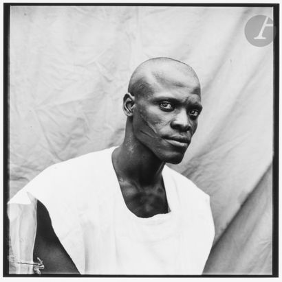 null Cornelius Azaglo Augustt (1924 - 2001) 
Portrait of a man. Ivory Coast, c. 1958...