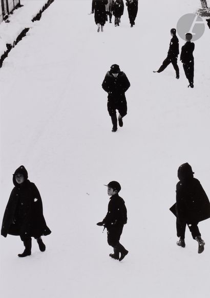 null *Kiichi Asano (1914 - 1993) 
Série Snow Country. Japon, janvier 1957. 
Tokamachi....