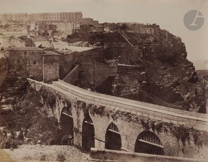 John Beasley Greene (1832 - 1856) Pont à Constantine. Algérie, 1854. Épreuve sur...