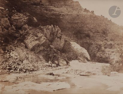  John Beasley Greene (1832 - 1856) Torrent and waterfall near Constantine. Algeria,...