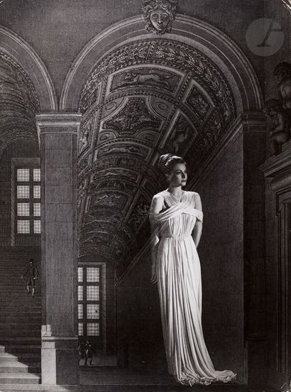  Genia Rubin (1906 - 2001) Mannequin avec le modèle « Esclave » de la maison Alix...