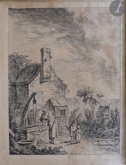 null Franz Edmund Weirotter (1733-1771)
Femme au puits ; Quatre figures déjeunant...