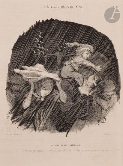 null Honoré Daumier (1808-1879)
Les Beaux jours de la vie, pl. 1 à 50. 1843-1845....