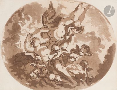 null Saint-Non (Jean-Claude Richard, abbé de) (1727-1791
)Eros and Psyche. 1766....