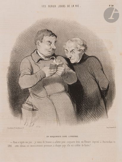 null Honoré Daumier (1808-1879)
Les Beaux jours de la vie, pl. 1 à 50. 1843-1845....