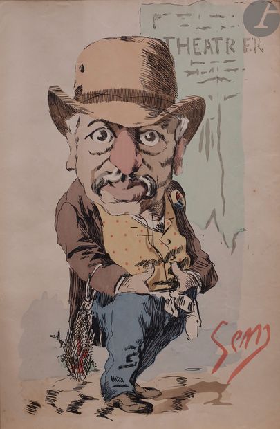 null Sem (René-Georges Goursat, dit) (1863-1934)
Sujets divers. Réunion de 6 pl....