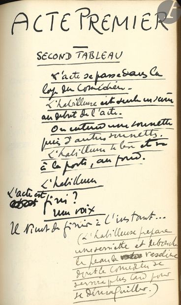 Sacha GUITRY (1885-1957). Manuscrit autographe...