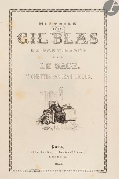 null LESAGE (Alain René).
History of Gil Blas de Santillane.
Paris : Paulin, 1835....