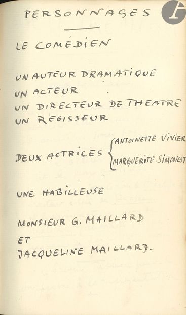 null Sacha GUITRY (1885-1957).4 dessins originaux, et ensemble de coupures de presse...