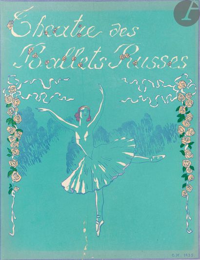 null [RUSSIAN BALLETS AND SHOWS].
Precious set of programs for Russian ballets and...