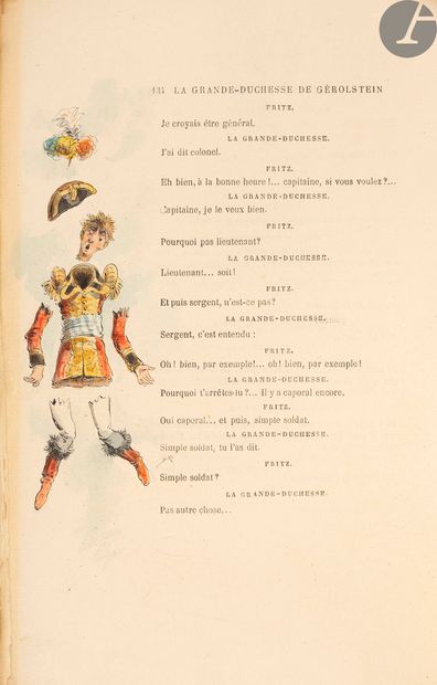 null MEILHAC (Henri) - HALÉVY (Ludovic).
La Grande-duchesse de Gérolstein. Opéra-bouffe...