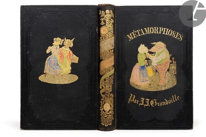 null GRANDVILLE.
The Metamorphoses of the Day. Accompanied by a Text by Messrs Albéric...