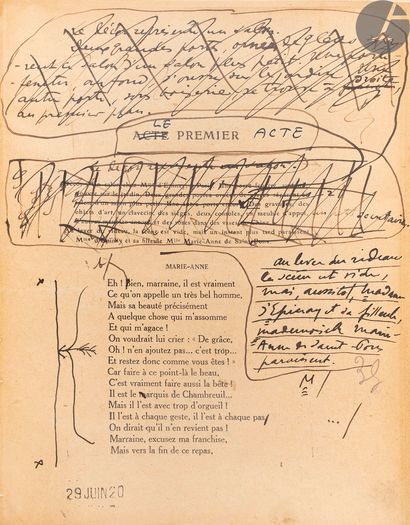 null GUITRY (Sacha).
Mozart.
Paris : Eugène Fasquelle, 1926. — In-8 réenmargé au...