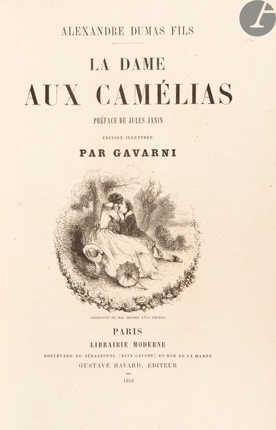 null DUMAS FILS (Alexandre).
La Dame aux camélias. Préface de Jules Janin.
Paris :...