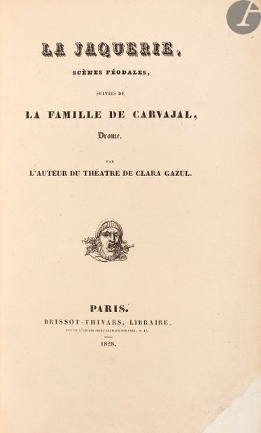 null MÉRIMÉE (Prosper).
La Jaquerie, scènes féodales, suivies de La Famille de Carvajal,...