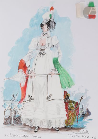 null Claude CATULLE (né en 1929)
Portefolio de Maquettes de costumes pour des opéras...