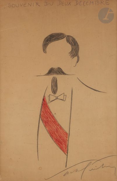 null Sacha GUITRY (1885-1957)
Autoportrait dans le rôle du Prince Louis Napoléon
Crayon...