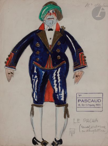 null POL RAB (1898-1933)
Maquettes de costumes dont : Popaul, Pacha, Caillaux, Bengali,...