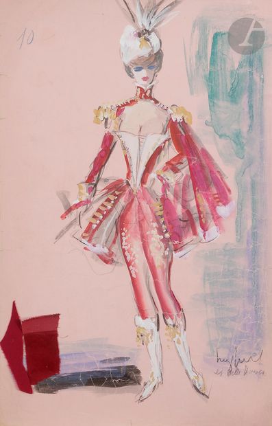 null Wladimir SIEGFRIED (1909-1982) et Cella VOINESCO (1909 - ?)
Maquettes de costumes...