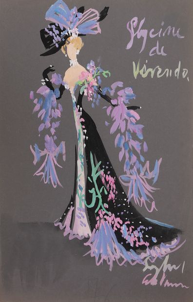null Wladimir SIEGFRIED (1909-1982) et Cella VOINESCO (1909 - ?)
Maquettes de costumes...