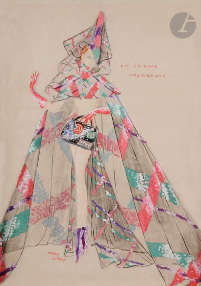 null Freddy WITTOP (1912-2001)
Maquettes de costumes pour : Andalouse - Danseuse...
