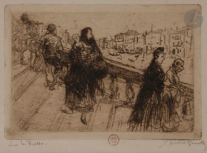null Norbert GOENEUTTE (1854-1894)

Venise, sur le Rialto, croquis, 1890

Eau-forte.

120...