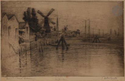 null Norbert GOENEUTTE (1854-1894)

Rotterdam, bords de la Meuse

Eau-forte.

210...