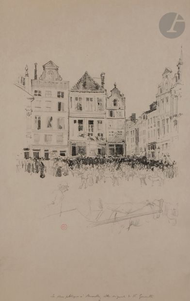 null Norbert GOENEUTTE (1854-1894)

Bruxelles, le marché aux chiens, vers 1890-94

Lithographie.

425...