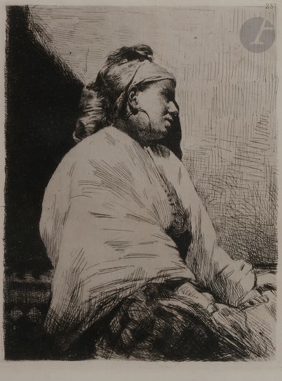 null Norbert GOENEUTTE (1854-1894)

Femme arabe ; Jeune Arabe en armes, 1874

Eau-forte.

180...