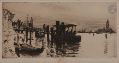 null Norbert GOENEUTTE (1854-1894)

Venise, le débarcadère, 1890

Eau-forte et pointe...