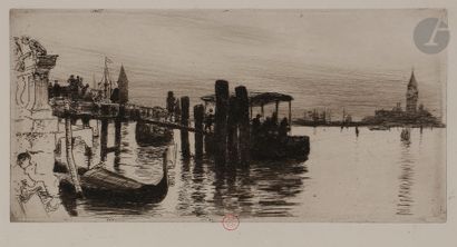 null Norbert GOENEUTTE (1854-1894)

Venise, le débarcadère, 1890

Eau-forte et pointe...