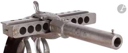 null Pistol with system "Jarre" of the 2nd type known as "Pistolet Harmonica"
, with...