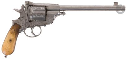 null Revolver Gasser Montenegrin, six shots, gauge 11 mm 
Long round barrel with...
