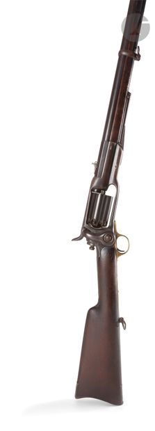 Rare fusil revolver Colt modèle 1855, cinq...