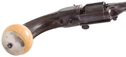 null Rare "Devisme" revolver model 1855 Caucasian type with internal hammer
, 6 shots,...