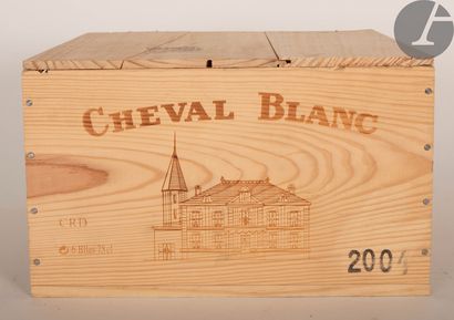 null 6 B CHÂTEAU CHEVAL BLANC (Caisse Bois d'origine), GCC1A Saint-Emilion, 2004