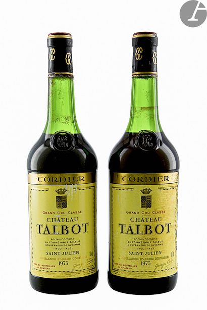 null 2 Mag CHÂTEAU TALBOT (L.B ; 1 e.a ; c.a au sommet), GCC4 Saint-Julien, 1975