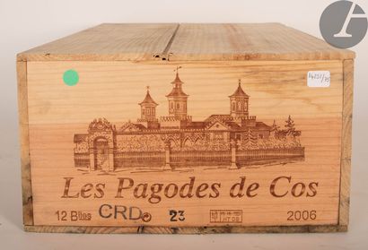 12 B LES PAGODES DE COS (Caisse Bois d'origine),...