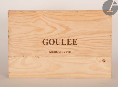 null 6 B GOULÉE BY COS D'ESTOURNEL (original wooden case), Médoc, 2010