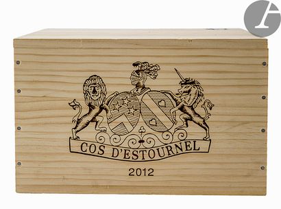 null 6 B CHÂTEAU COS D'ESTOURNEL (original wooden case), GCC2 Saint-Estèphe, 201...