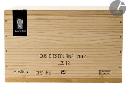 null 6 B CHÂTEAU COS D'ESTOURNEL (original wooden case), GCC2 Saint-Estèphe, 201...